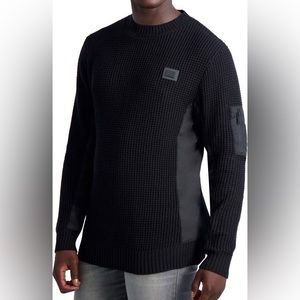 KARL LAGERFELD BLACK SWEATER FOR MAN NWT